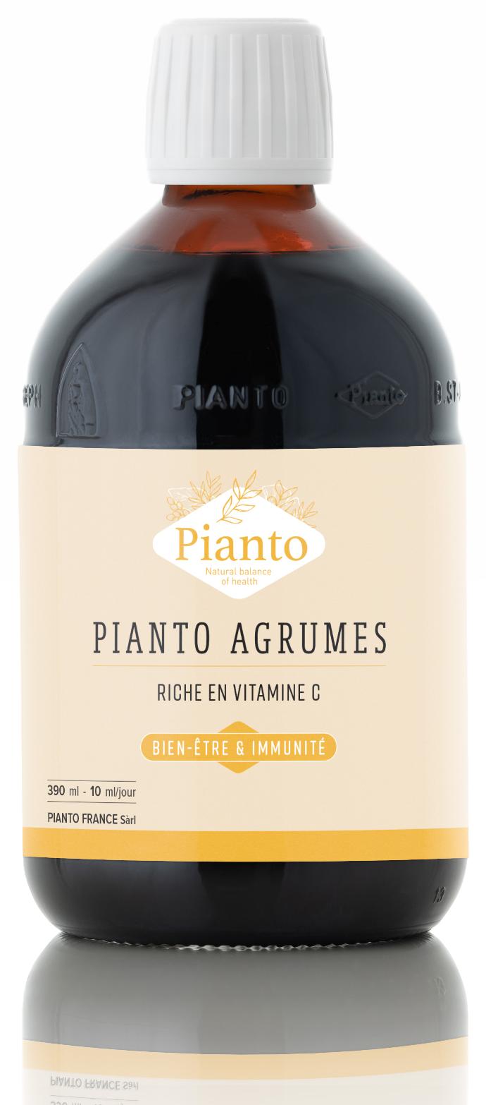 Bien-être et immunité Flacon du Pianto Agrumes
