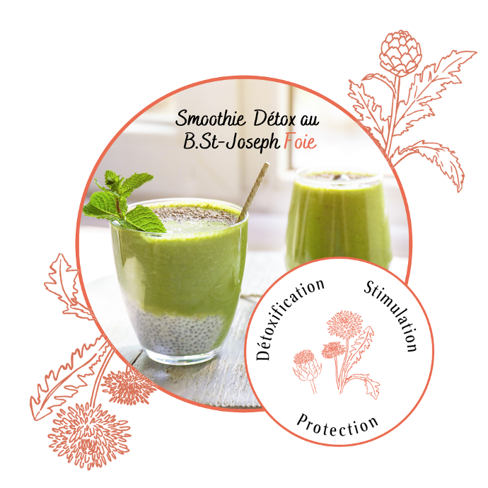 Smoothie Détox au B.St-Joseph Foie